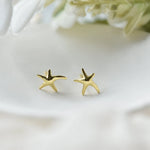 Gold Vermeil Starfish Stud Earrings