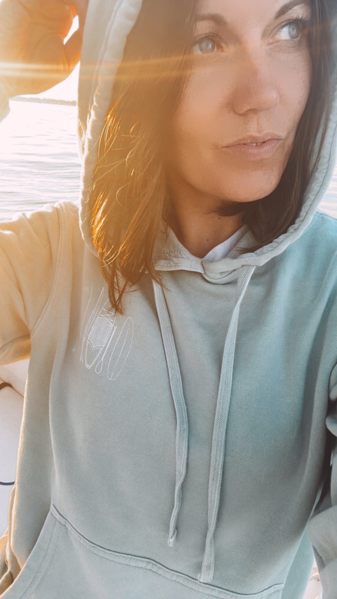 Surfboard Pullover in Sage