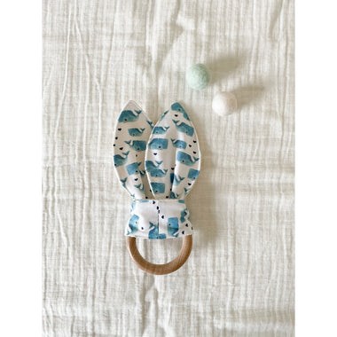 Organic Whale Bunny Teether