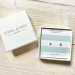 Mini Mint Enamel Studs