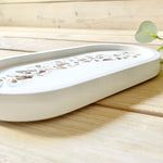 Natural Shell Seaside Oval Tray