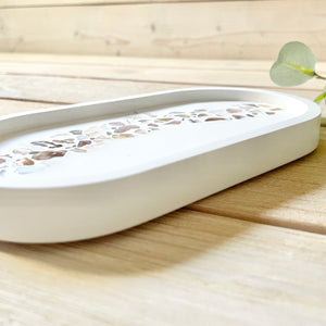 Natural Shell Seaside Oval Tray