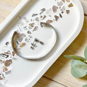 Natural Shell Seaside Oval Tray