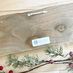 Christmas Wishes & Starfish Kisses Coastal Wooden Sign