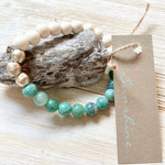 Crackled Agate Beaded Bracelet