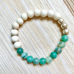 Crackled Agate Beaded Bracelet