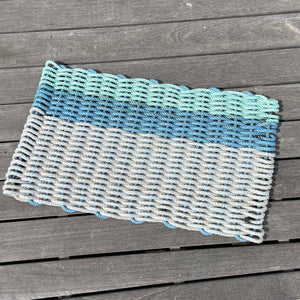 Upcycled Lobster Rope Mat- Shoreline