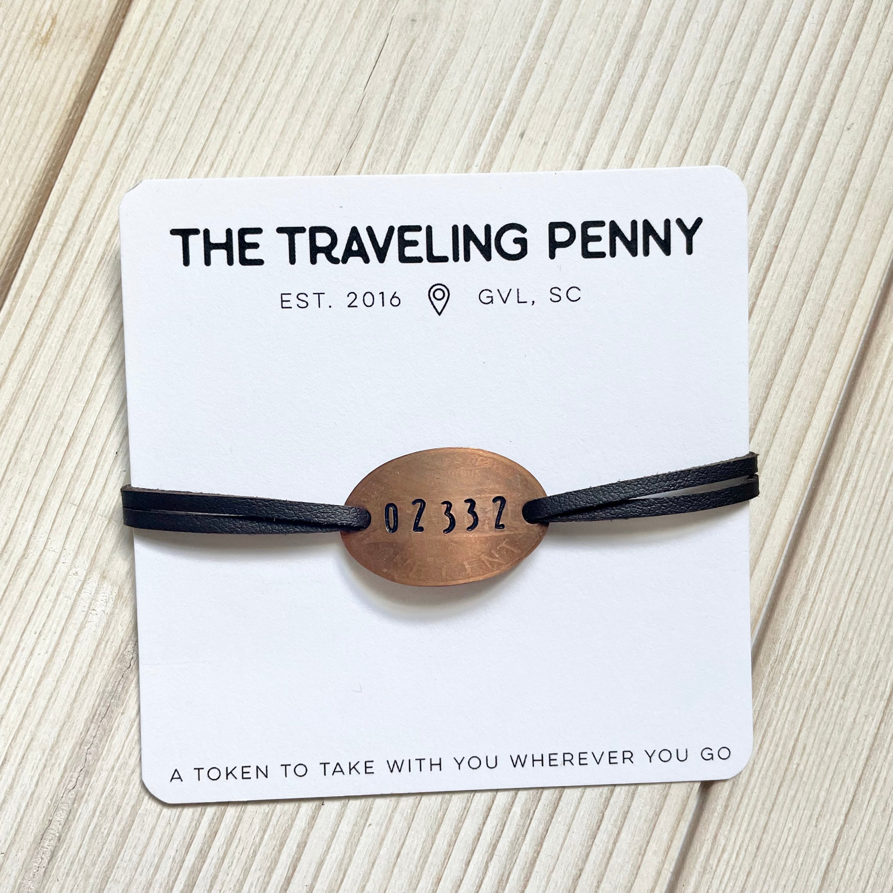 Zip Code Suede Stacking Bracelet