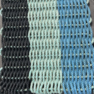 Upcycled Lobster Rope Mat- Wave