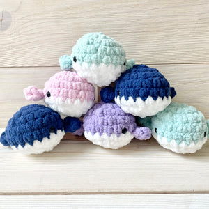 Mini Crochet "Worry" Whales