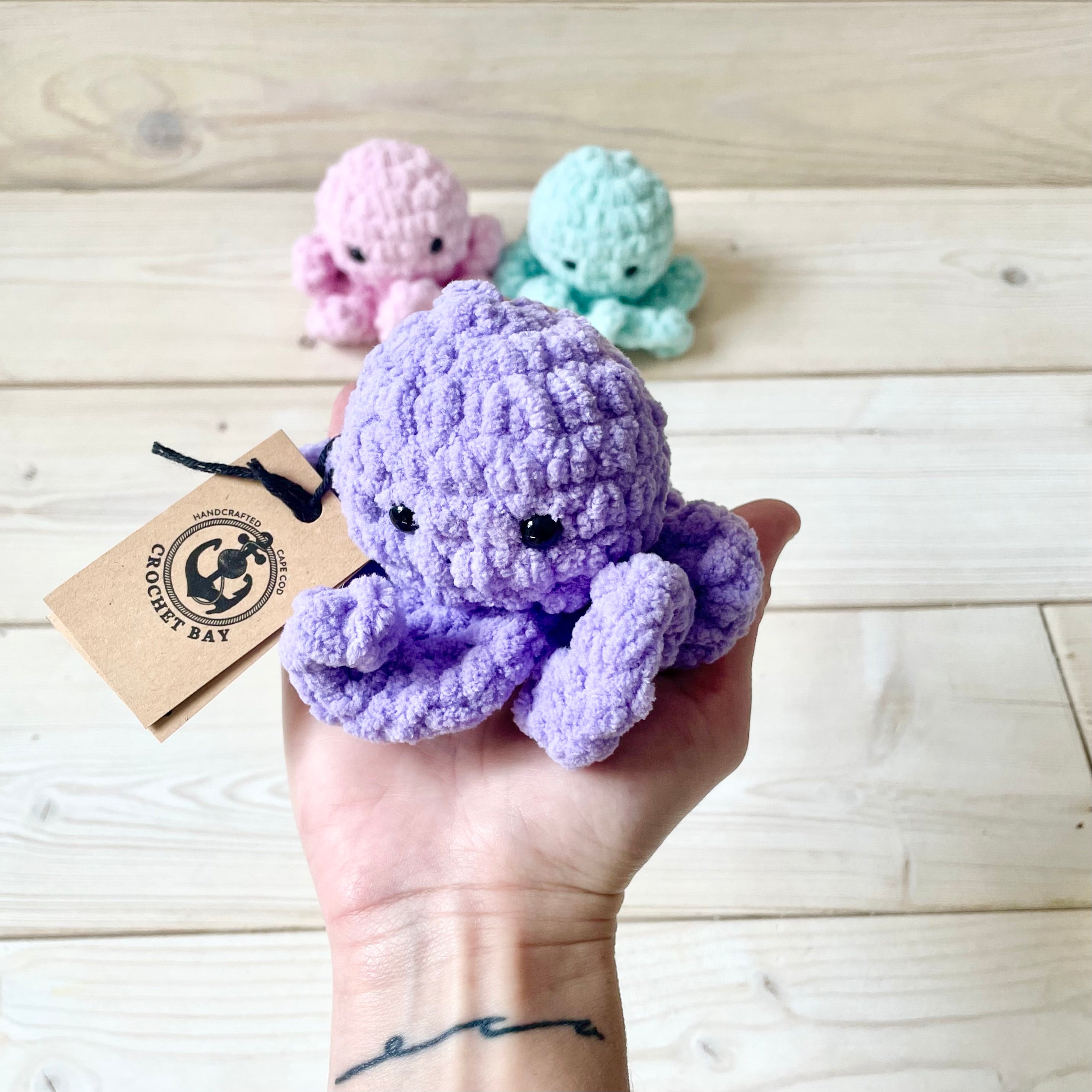 Mini Crochet "Worry" Octopi
