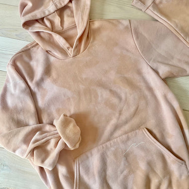 Bleach Dyed Wave Hoodie