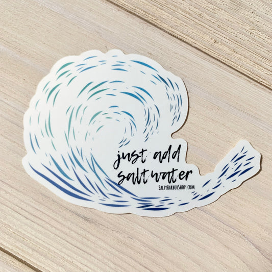 just add salt water sticker