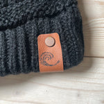 Cable Knit Pom Beanie