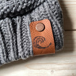 Cable Knit Pom Beanie