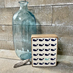 Whale Decorative Wooden Block