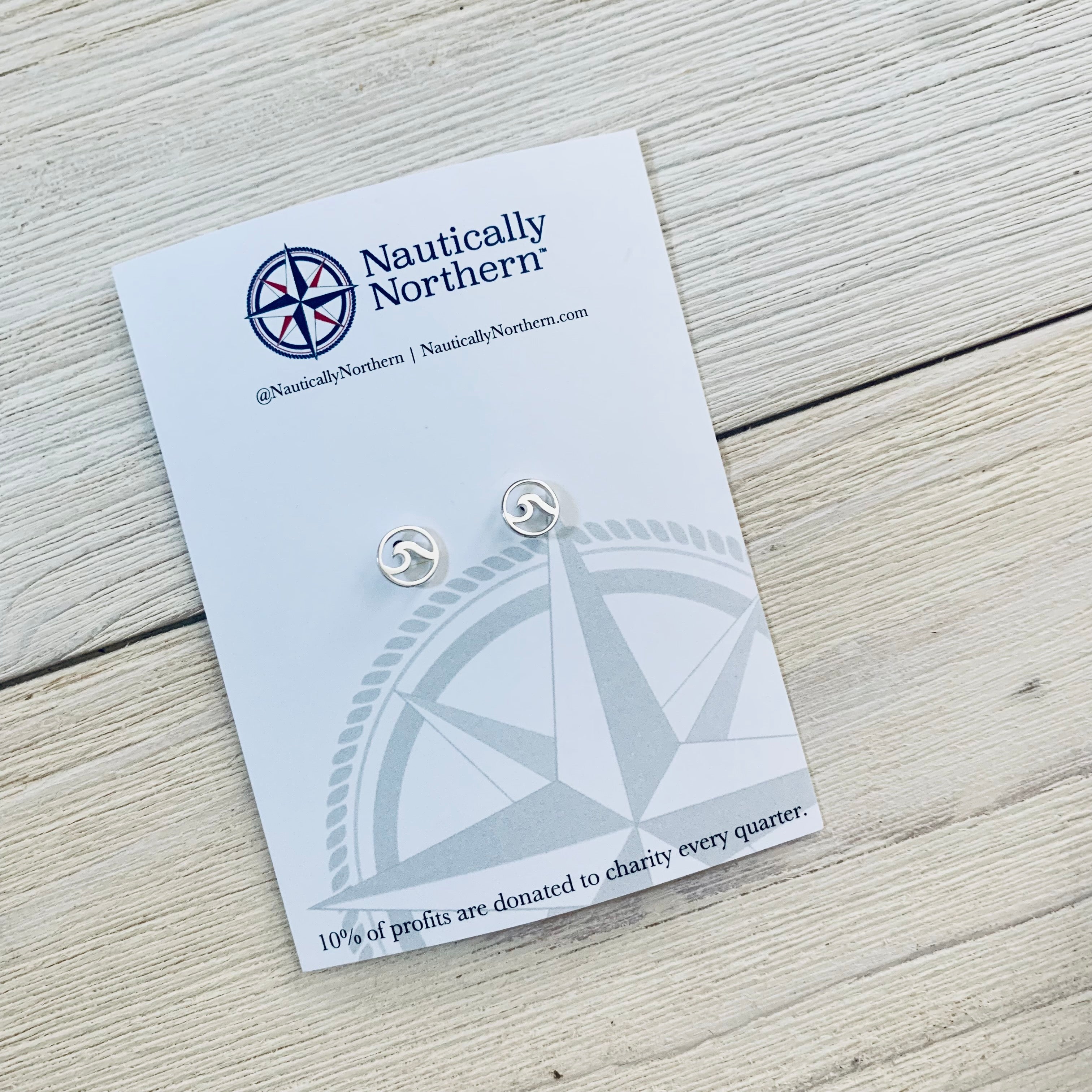 Nautically Northern Wave Earrings