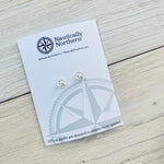 Wave Circle Stud Earrings