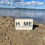 Home is at the Beach Decorative Wooden Block