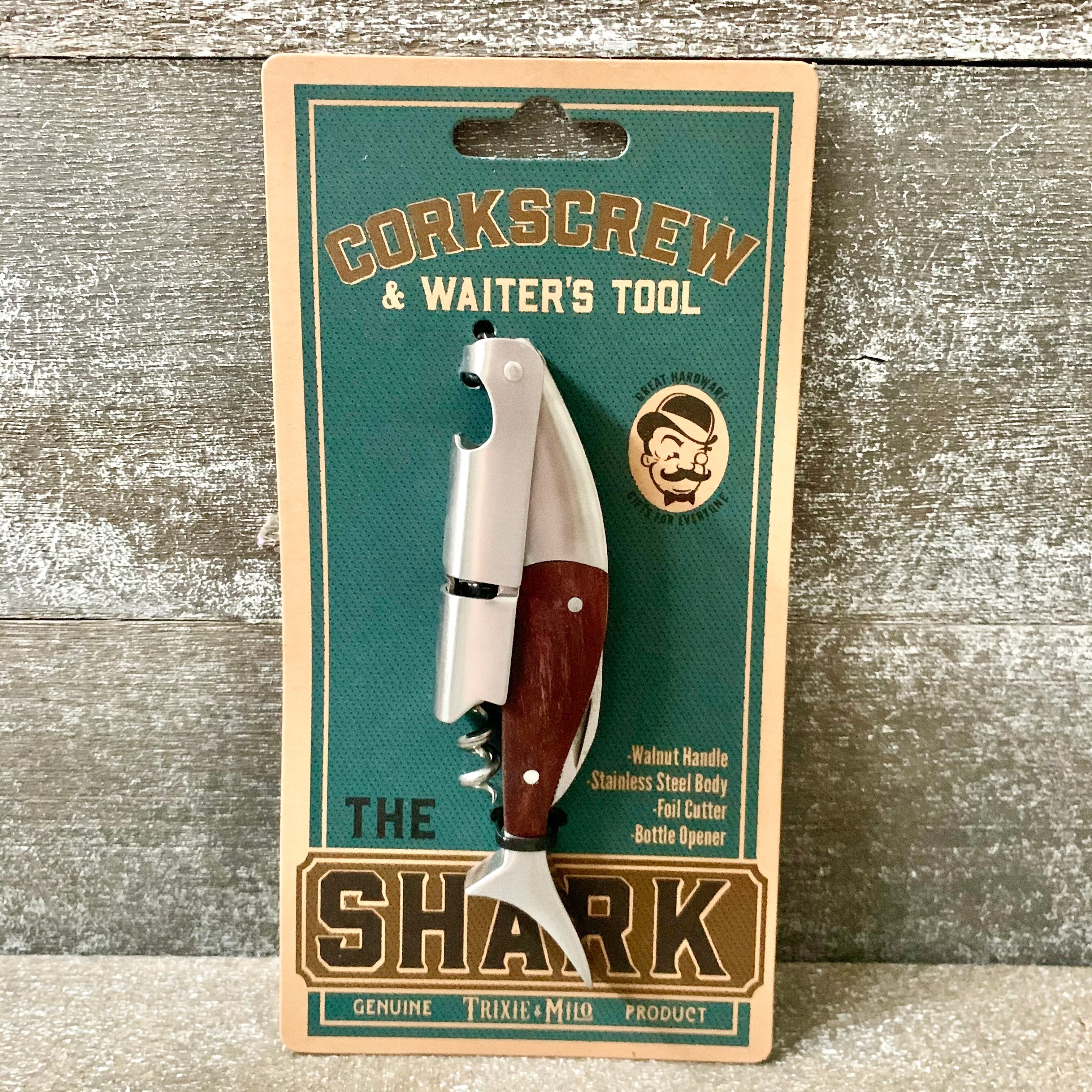 The Shark Corkscrew & Waiter Tool