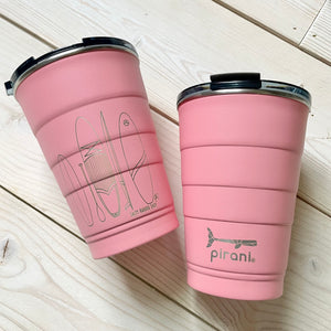 Surfboard Pirani Party Tumbler- Pink
