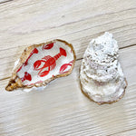 Oyster Shell Lobster Trinket Dish